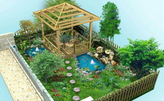 楼顶上的花园设计,楼顶花园设计案例欣赏