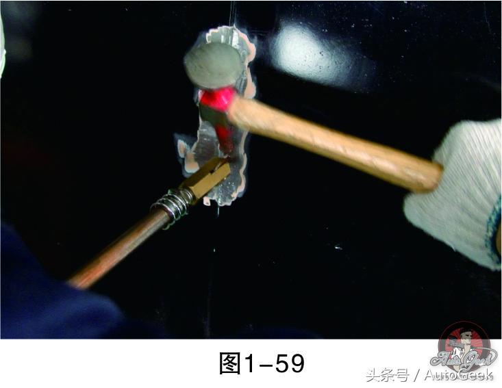 汽车发动机盖钣金凹陷修复,汽车引擎盖钣金修复视频教程