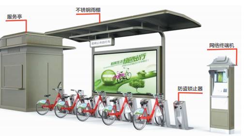 2800辆“小红车”进一环，170多个点可通借通还