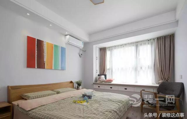 现代简约卧室壁灯装修效果图,现代简约风装修小户型客厅灯