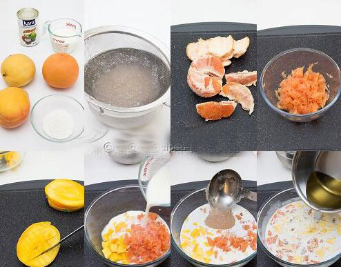 轻奢风味杨枝甘露做法,夏季杨枝甘露饮品正宗做法