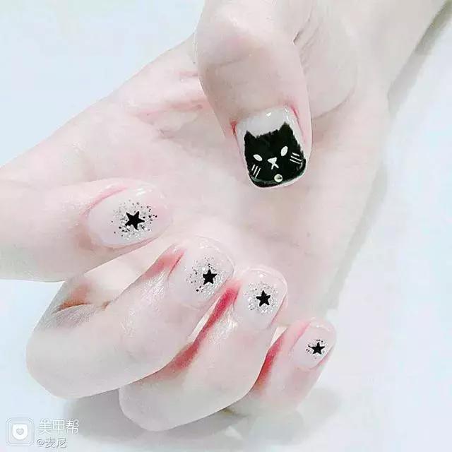 双手美甲贴怎么贴,超长又好看的美甲贴