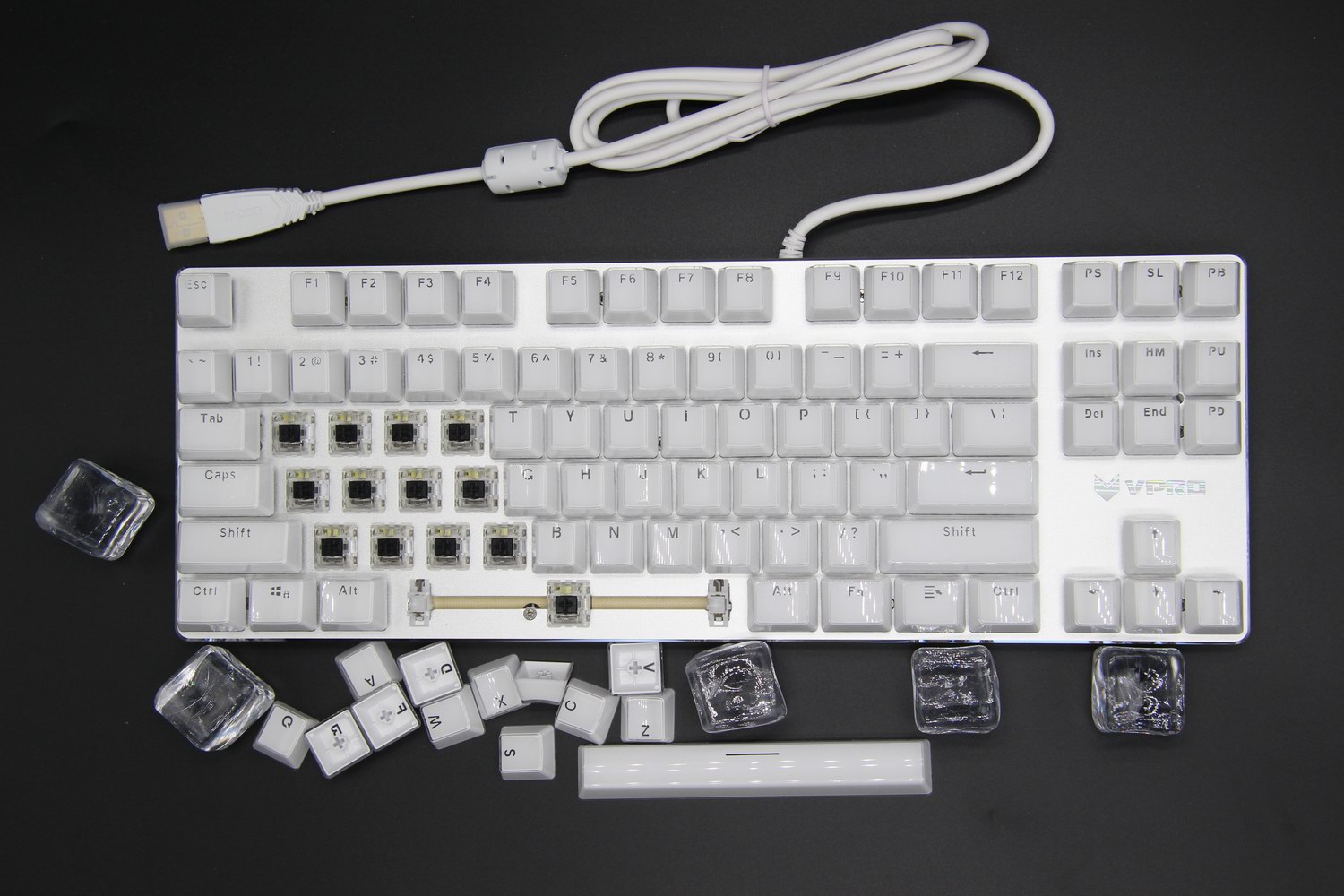 雷柏v500s冰晶版怎么样,雷柏v500s键盘测评