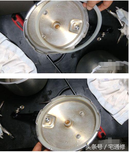 高压锅手柄处漏气维修视频,高压锅气阀顶不上去怎么回事