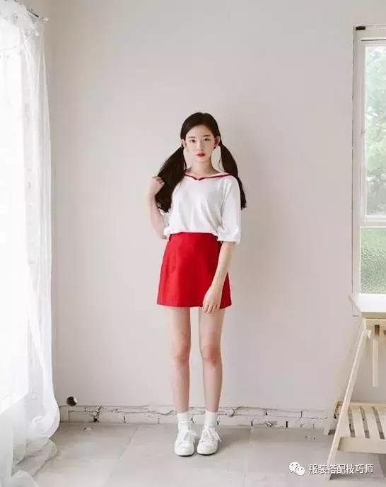 穿衣搭配初中生,初中生衣服搭配潮流13-15岁
