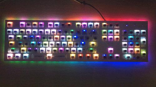 机械键盘白光版测评,cherry机械键盘推荐