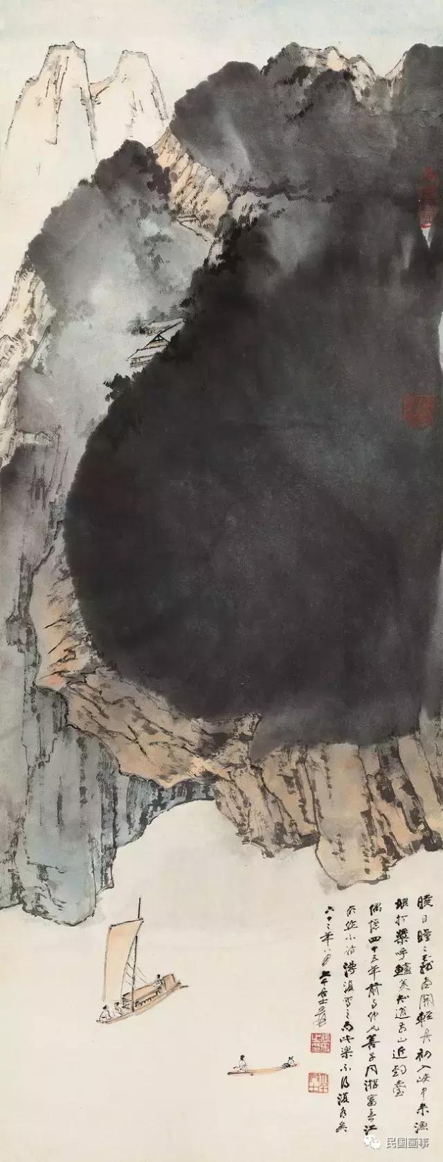 荣宝斋傅抱石湘夫人版画,傅抱石晚年生活