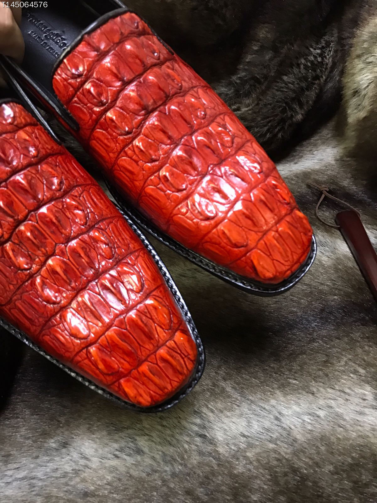 zegna杰尼亚牛津时尚皮鞋,zegna杰尼亚男士鳄鱼皮休闲鞋