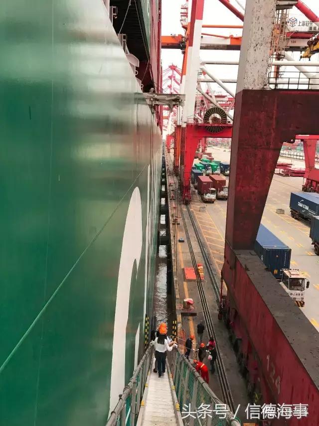 世界上最大的集装箱船的视频,世界最大的集装箱船