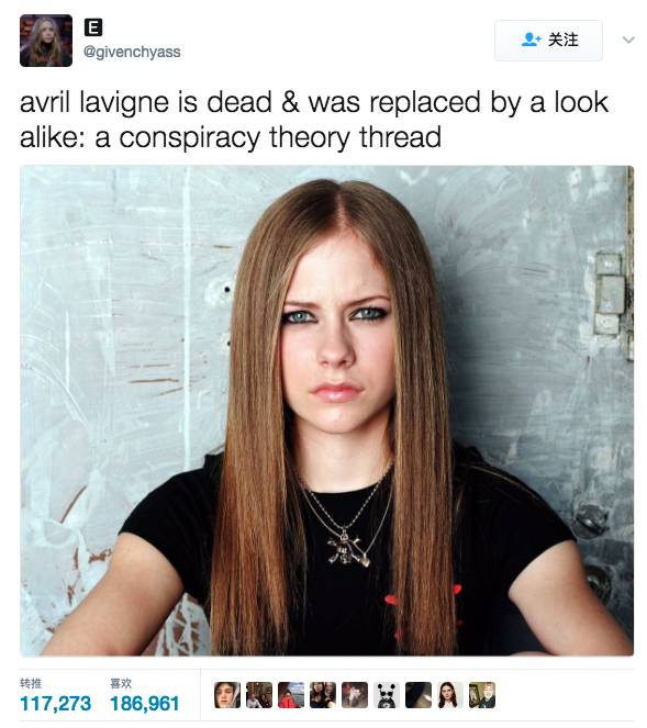 艾薇儿与现在艾薇儿对比 (真正的艾薇儿被顶替了)