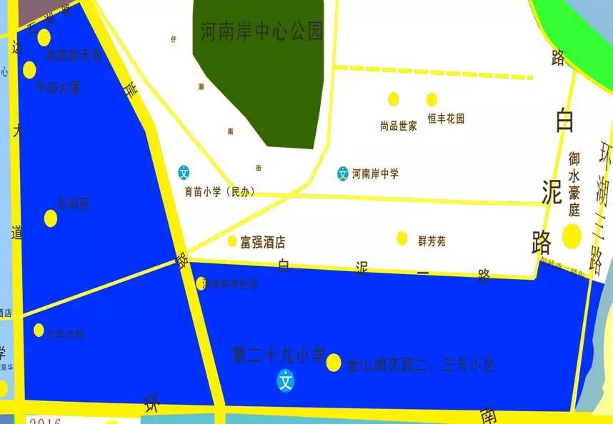 金山湖旁边新建的学校,金山湖教育基地