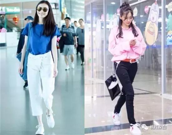 景甜跑男穿什么鞋,angelababy的香奈儿鞋子