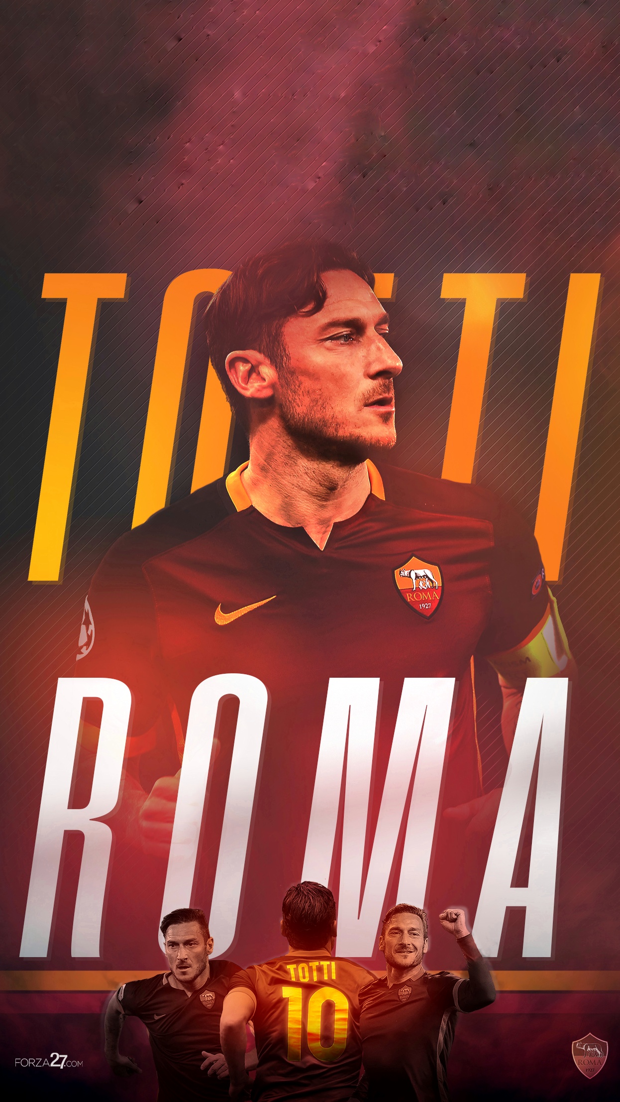 托蒂手机壁纸,罗马王子托蒂壁纸