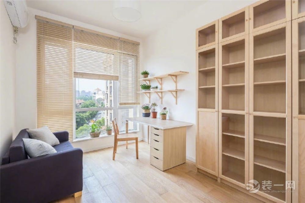 氧气家居！苏州华润橡树湾小区清新环保日系二居设计案例说明