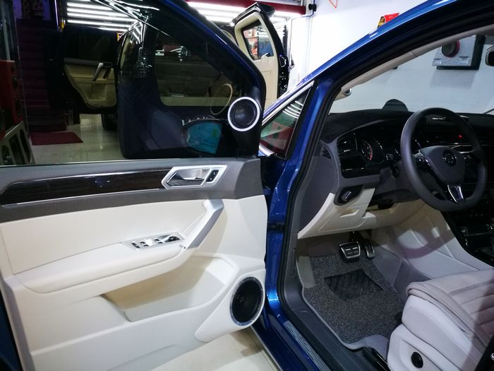 途安无损升级音响,途安l16款手动风尚改装音响