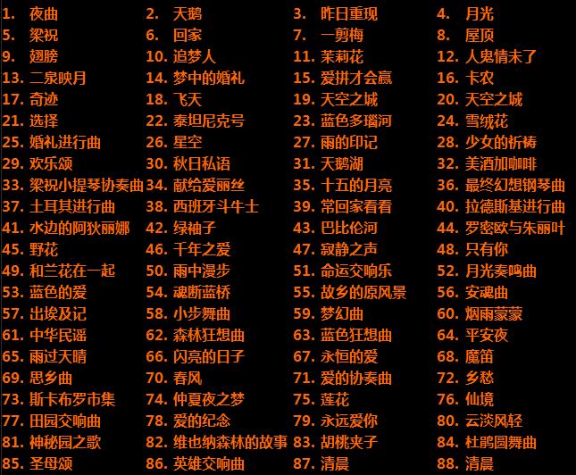 世界十大最好听的钢琴曲,世界十大最好听钢琴曲谱