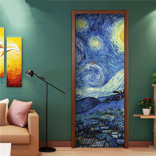 旧木门改造翻新创意,旧木门翻新贴纸效果图大全