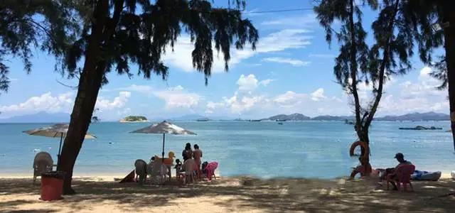 拒绝下饺子，出门就是海，双月湾爱琴海酒店