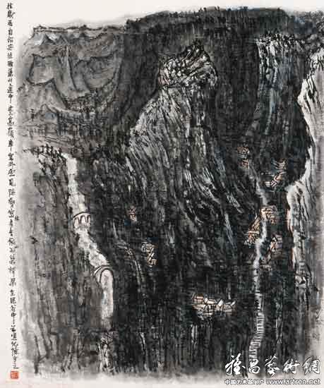 如何临李可染山水画,李可染山水画好吗