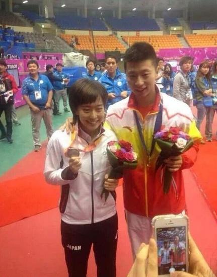 马龙和福原爱乒乓球双打,马龙与福原爱混双组合