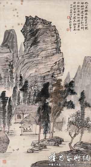 如何临李可染山水画,李可染山水画好吗