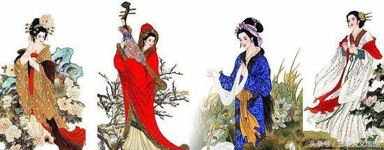 中国古代四大美女的故里