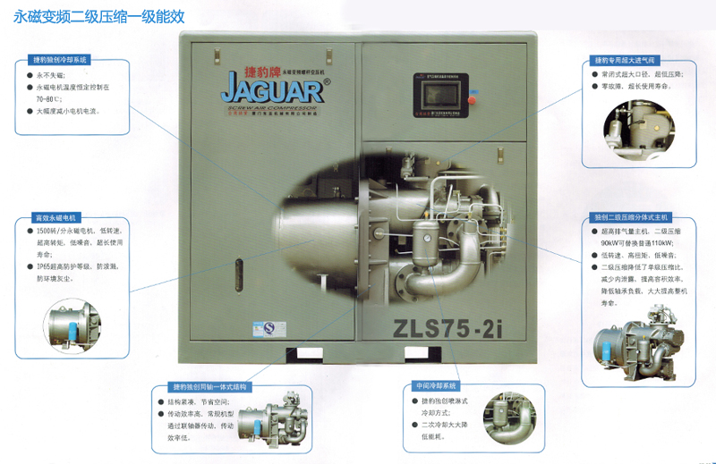 台湾捷豹永磁变频空压机故障原因,台湾捷豹永磁空压机官网