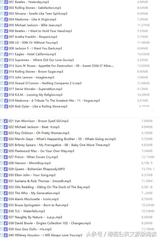 100首适合开车听的歌曲英语,英语歌曲大全100首2022最火