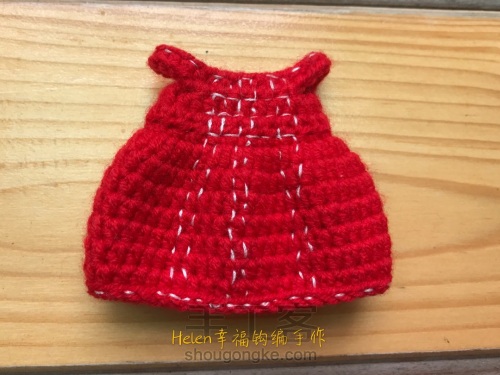 Helen老师简单几步教你做出一个萌萌的钩编娃娃