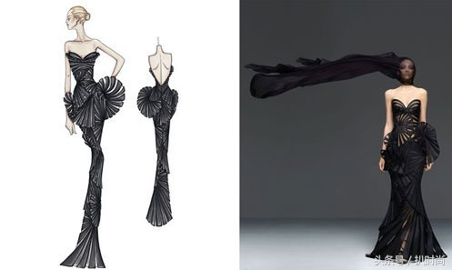 礼服好高级感,怎么画礼服设计手稿图