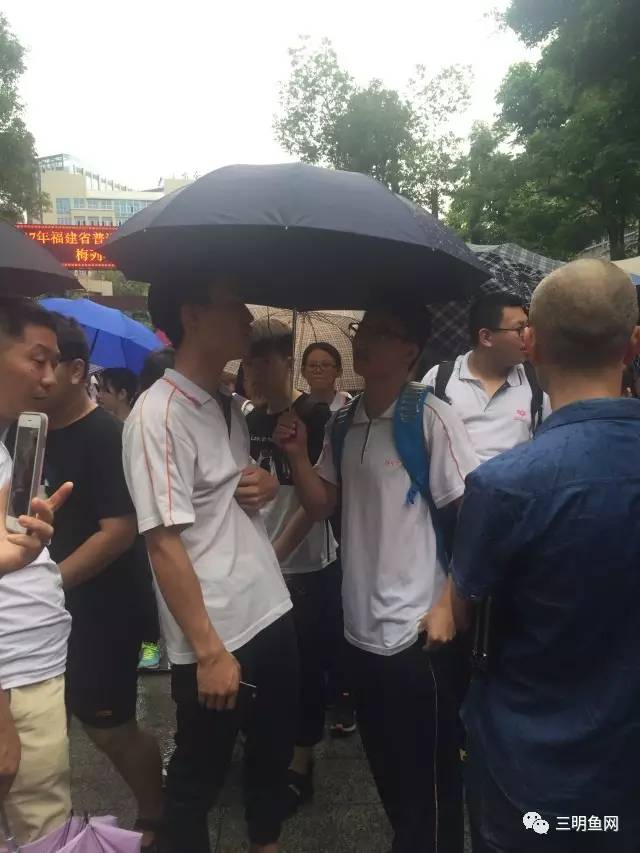 三明高考现场,三明高考第一天