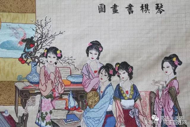 餐厅今年最火的十字绣,火锅店老板娘画画