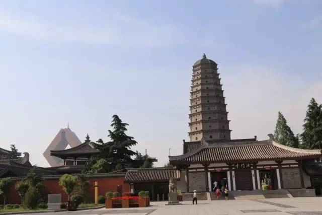 法门寺新寺院豪华壮阔,世界最有名的法门寺