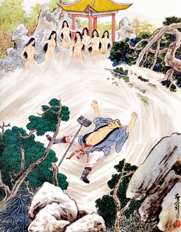 唐僧被盘丝洞抓住了吗,盘丝洞唐僧和女妖精