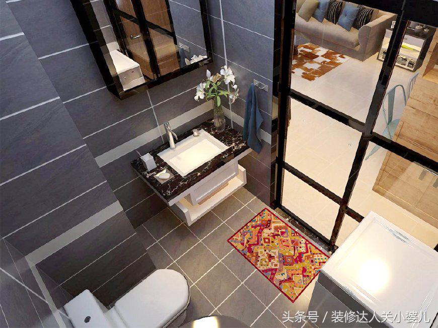 沈阳法兰香颂88平方米北欧风格装修效果图——林凤全案整装关关