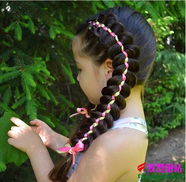 10款儿童花式编发技法合集,时尚妈咪赶快收藏起来