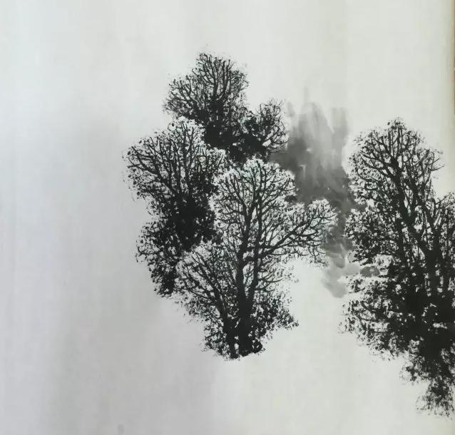 曾刚山水教学第一讲,临摹曾刚老师彩墨山水