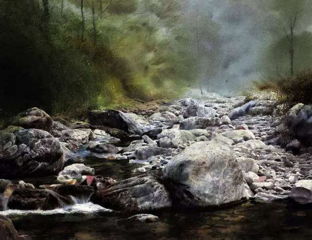 许海刚的水彩画,许海刚水彩画