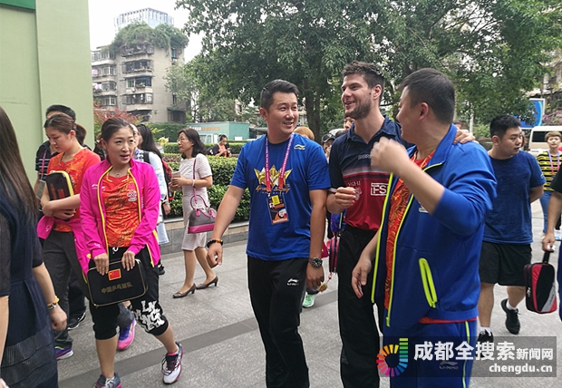 国乒颜值爆表运动员,国乒成都大屏幕视觉震撼