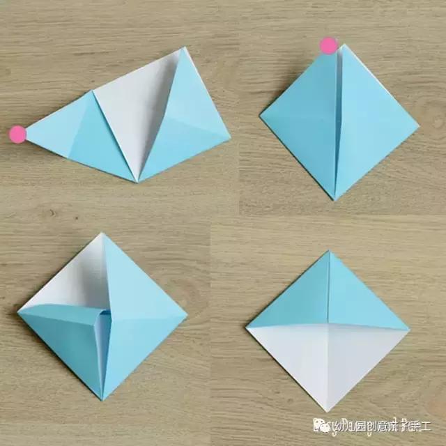 类似折法的边角书签,书签折纸制作幼儿园简单好看