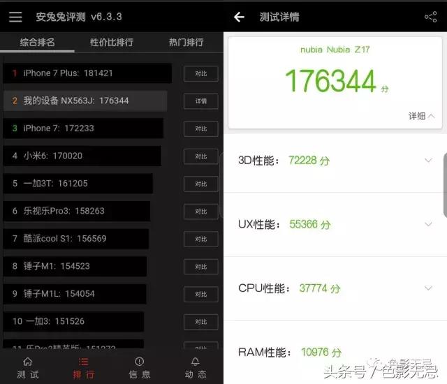 努比亚z17骁龙835跑分,努比亚z17的835是满血版吗