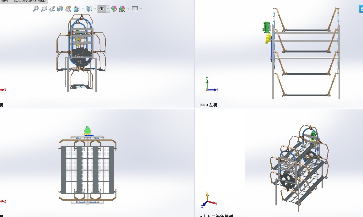 立体升降式停车库图纸,垂直循环立体车库模型