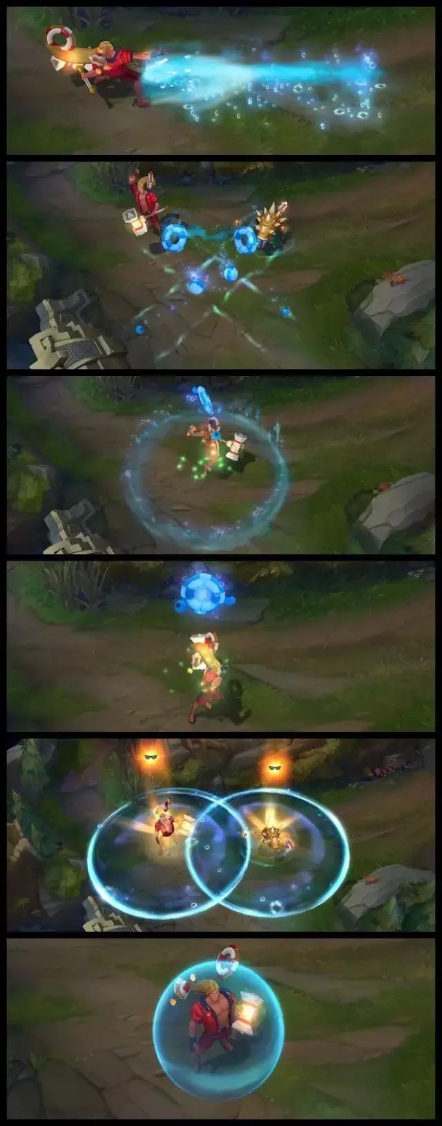 lol女警泳池派对皮肤,lol璐璐泳池派对皮肤