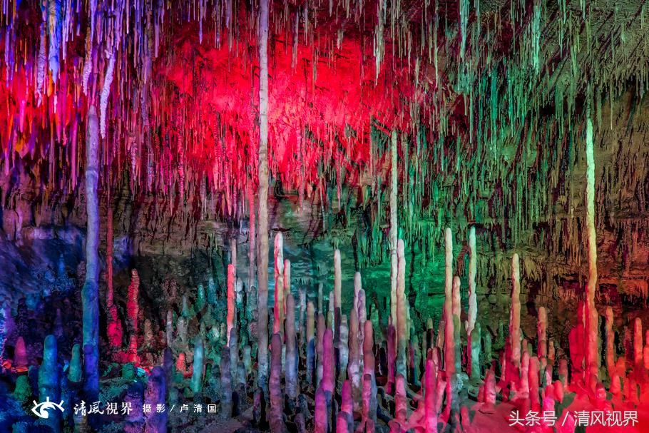 恩施玉龙洞全景图,湖北恩施千年古洞