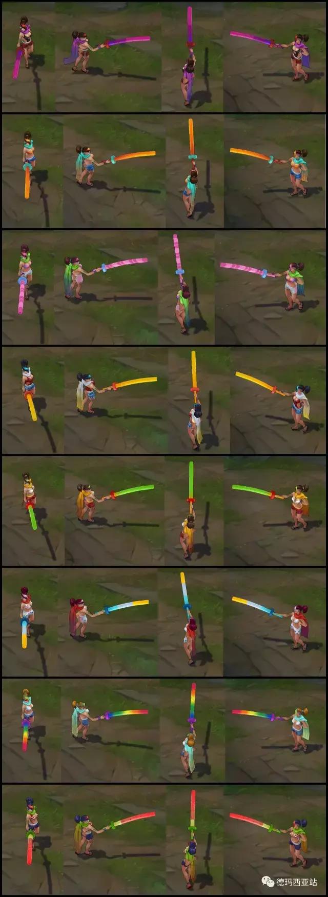 lol泳池派对皮肤特效展示,lol泳池派对皮肤哪个好