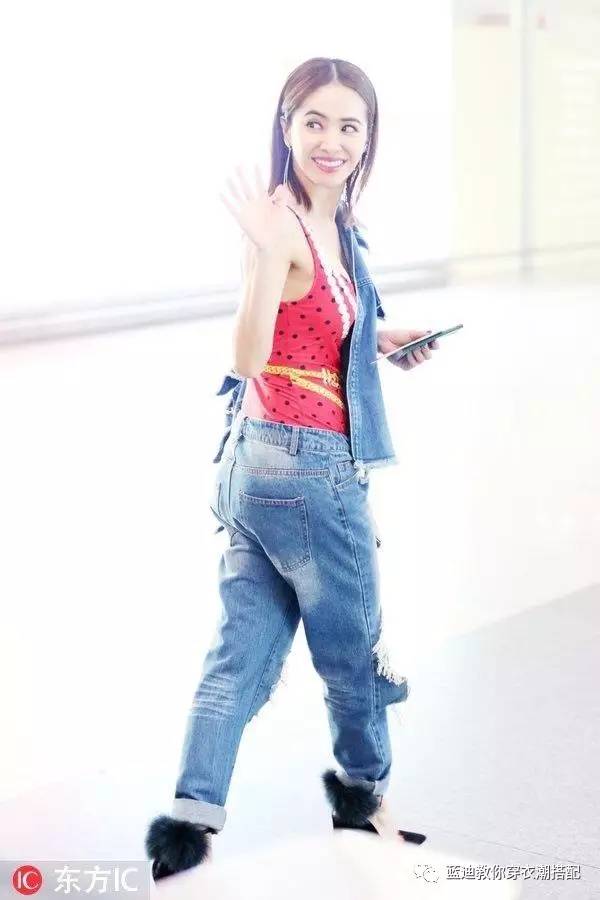 女明星私服蔡依林,明星私服吴宣仪