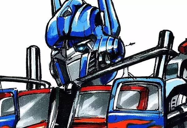 变形金刚手绘版,变形金刚手绘原稿