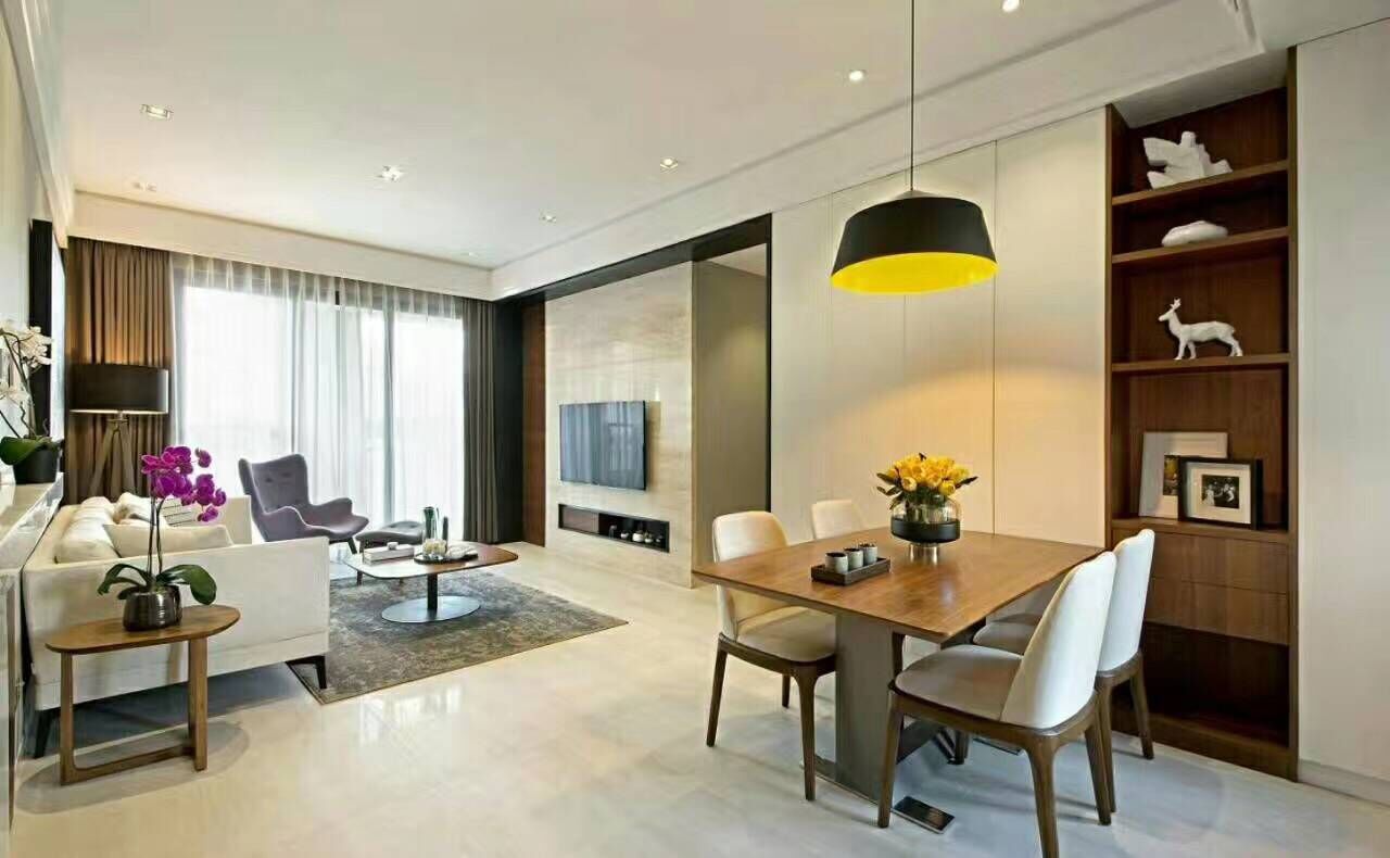 中航白沙湾二房装修效果图,中航城两河装修效果图