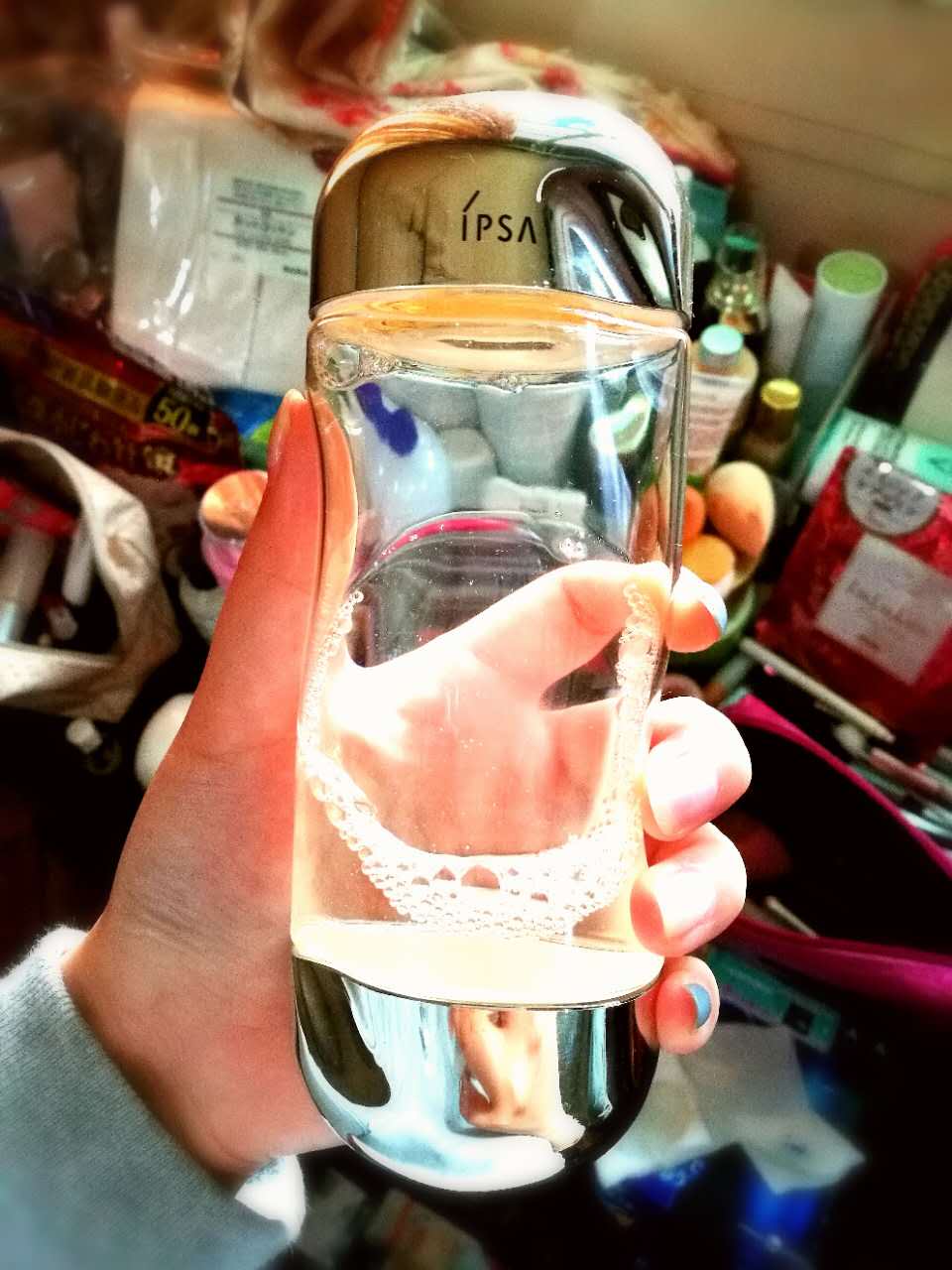 流金水ipsa和自律乳液,ipsa流金美肤水乳怎么用