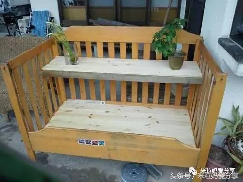 旧婴儿床的12个创意改造,旧婴儿床改成收纳架